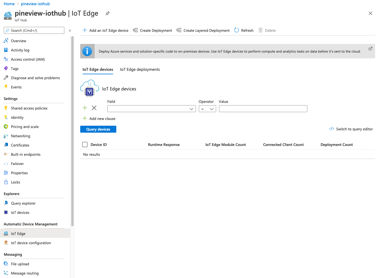 Getting Started with Azure IoT Edge for Node.js on Ubuntu 18.04